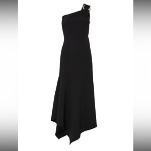 Shoshanna Midnight Eonia One Shoulder Dress Size 0
